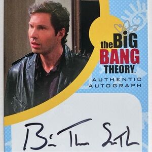 BIG BANG THEORY Signed Trading Card / BRIAN THOMAS SMITH as Zack Johnson / 2015
